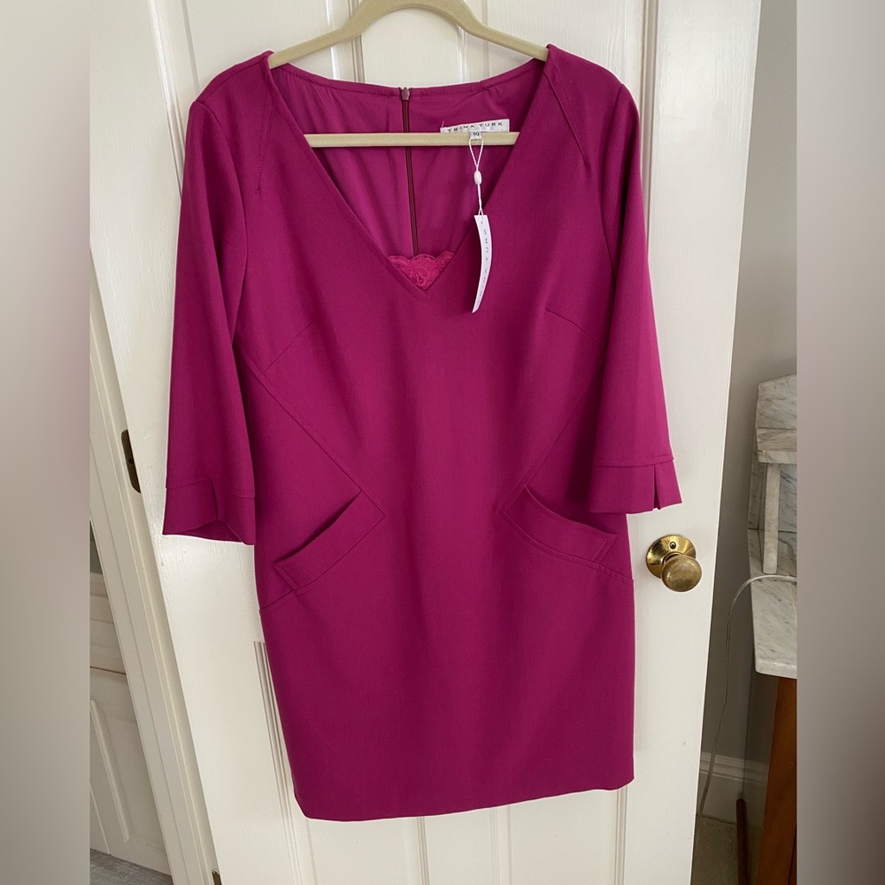 Trina Turk Elegant Magenta Dress